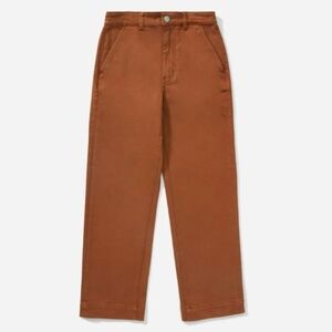 Everlane Women's The Straight Leg Crop in Cocoa Brown Sz 10